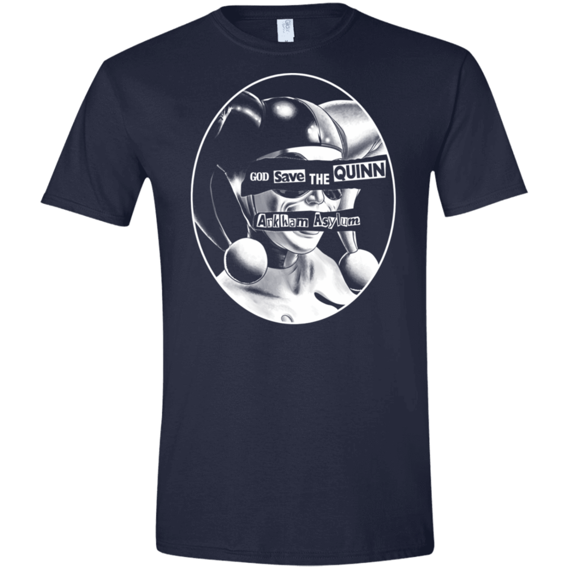 T-Shirts Navy / X-Small God Save The Quinn Men's Semi-Fitted Softstyle