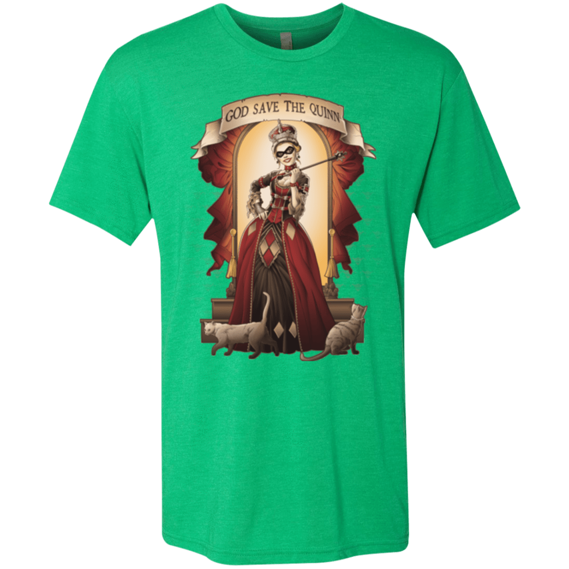 T-Shirts Envy / Small God Save The Quinn Men's Triblend T-Shirt