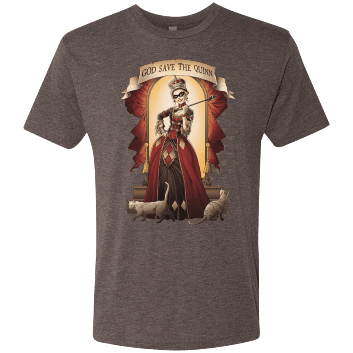 T-Shirts Macchiato / Small God Save The Quinn Men's Triblend T-Shirt