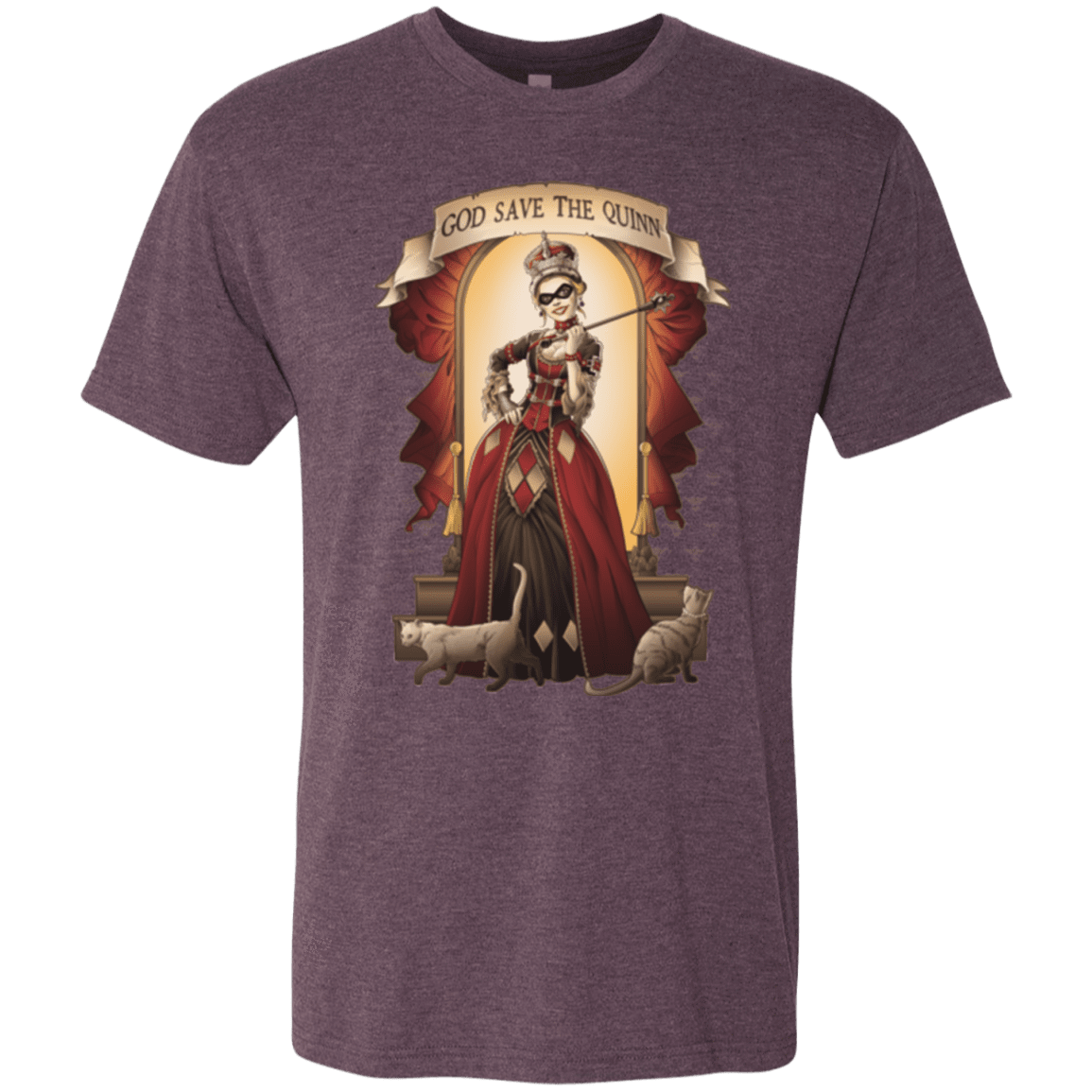 T-Shirts Vintage Purple / Small God Save The Quinn Men's Triblend T-Shirt