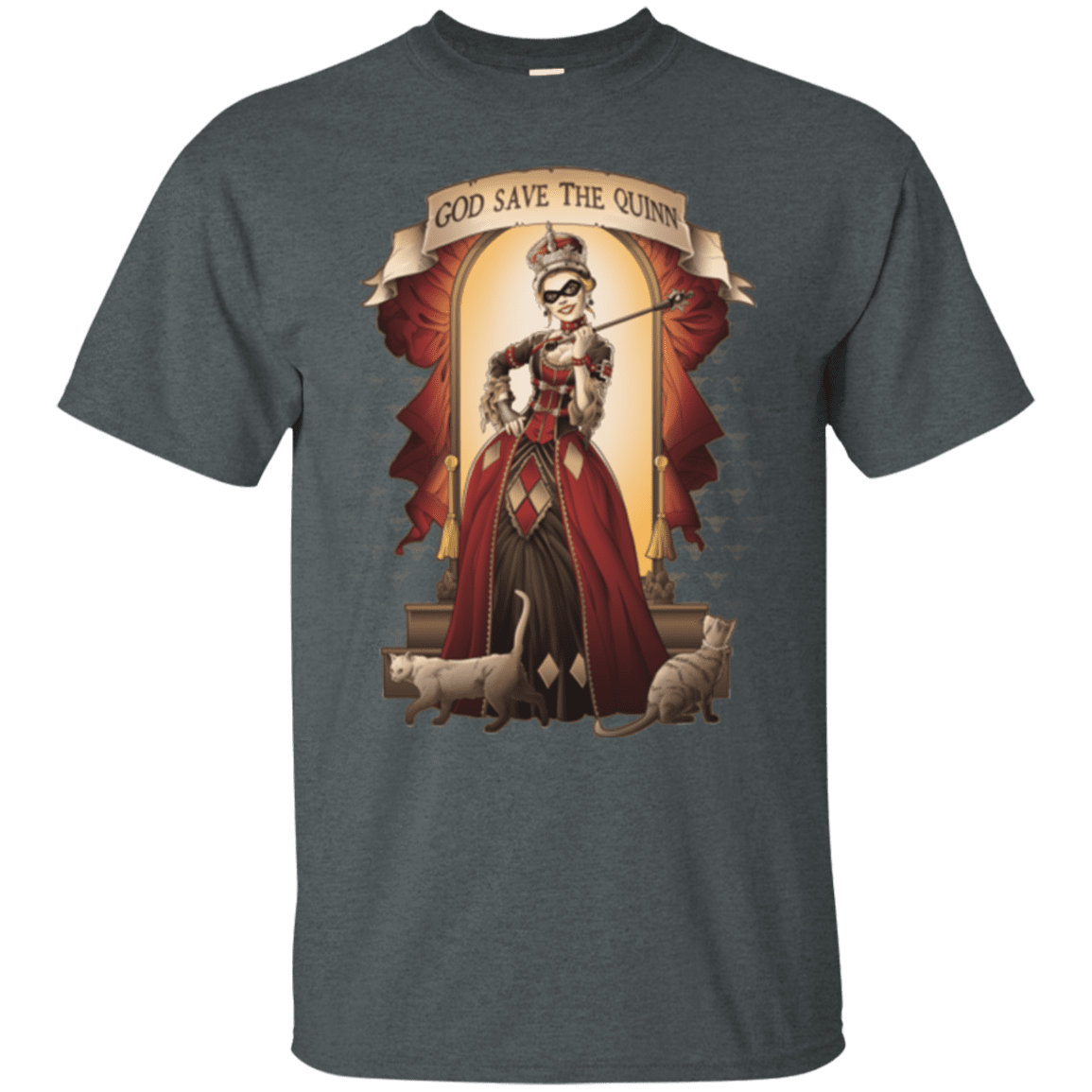 T-Shirts Dark Heather / Small God Save The Quinn T-Shirt
