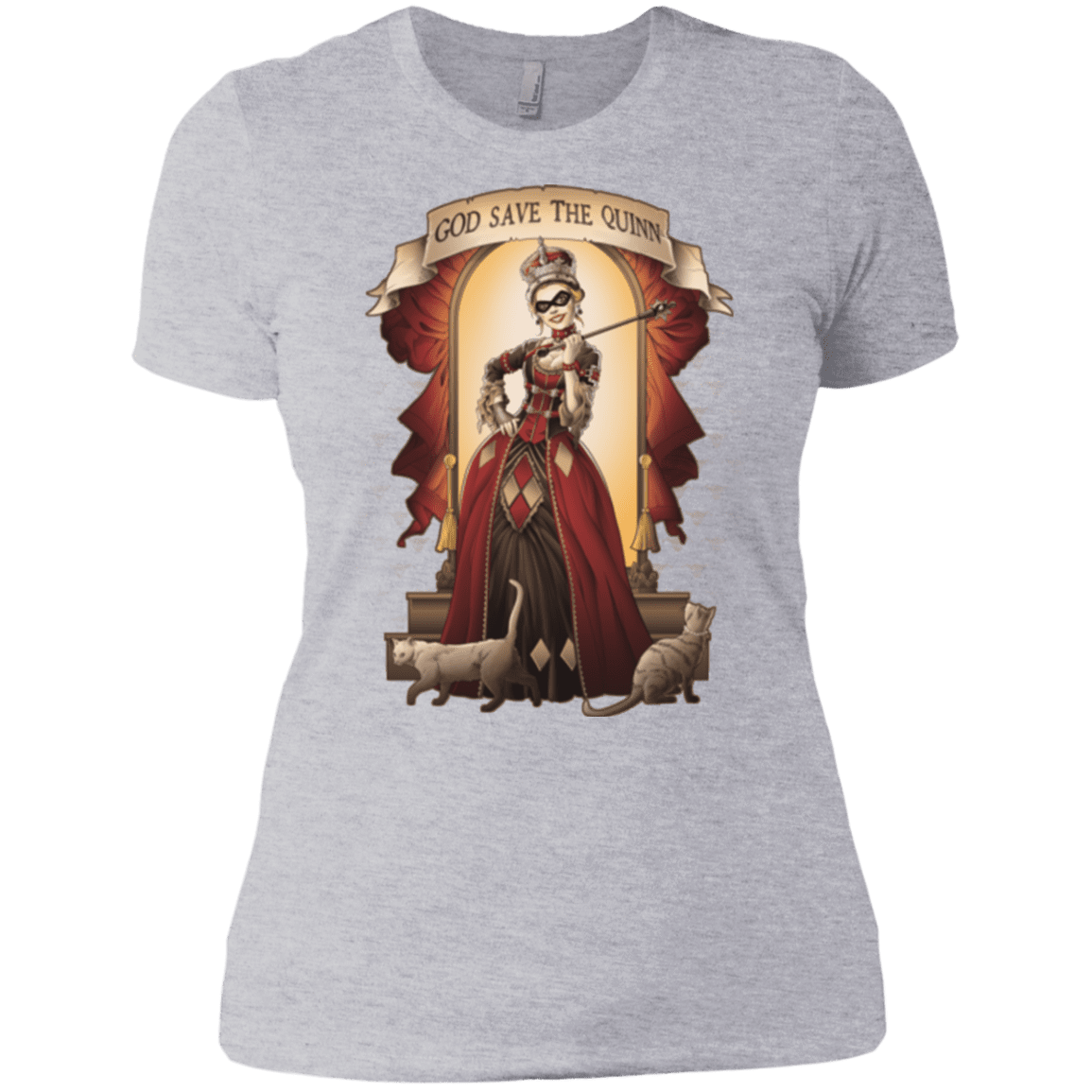 T-Shirts Heather Grey / X-Small God Save The Quinn Women's Premium T-Shirt