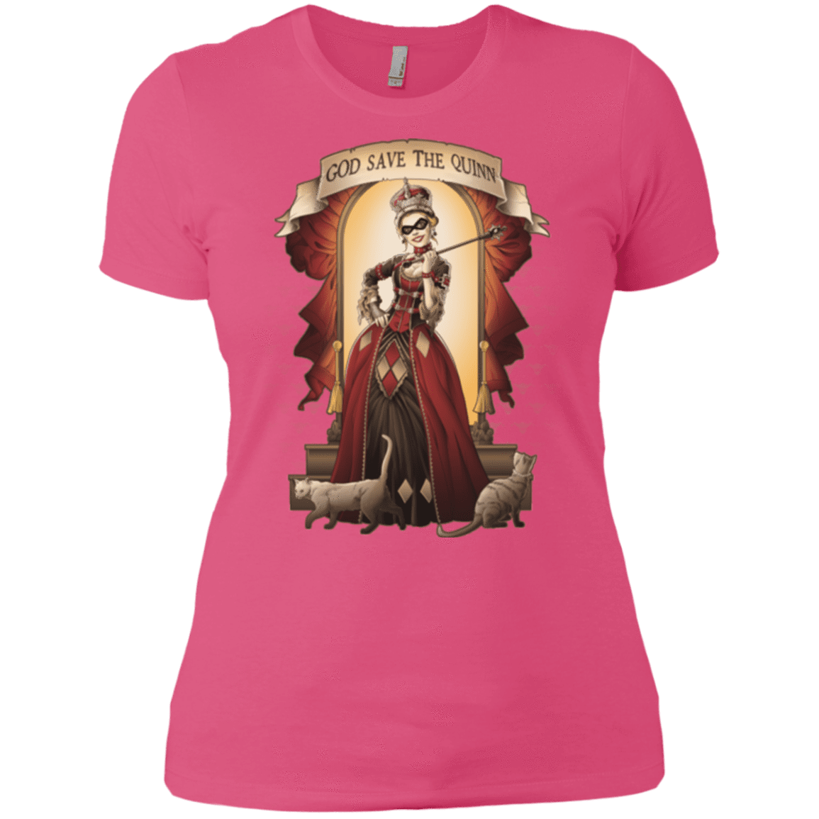 T-Shirts Hot Pink / X-Small God Save The Quinn Women's Premium T-Shirt