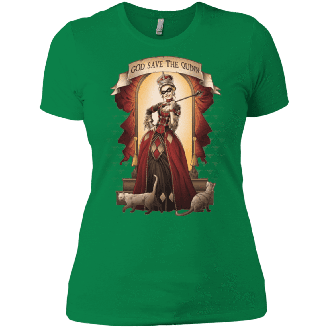 T-Shirts Kelly Green / X-Small God Save The Quinn Women's Premium T-Shirt