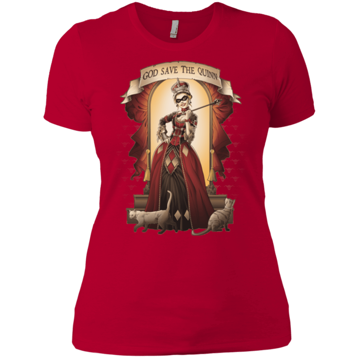 T-Shirts Red / X-Small God Save The Quinn Women's Premium T-Shirt