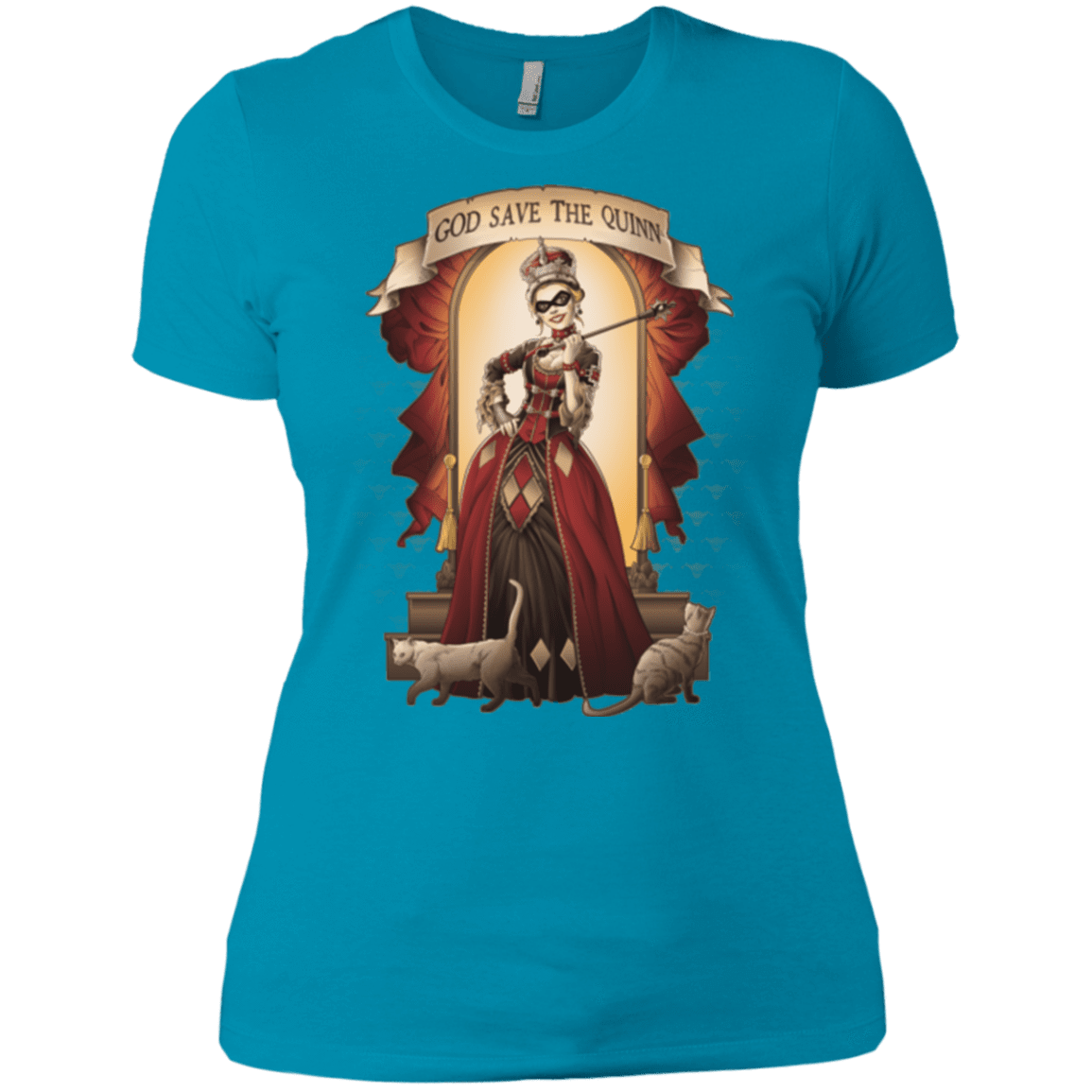 T-Shirts Turquoise / X-Small God Save The Quinn Women's Premium T-Shirt