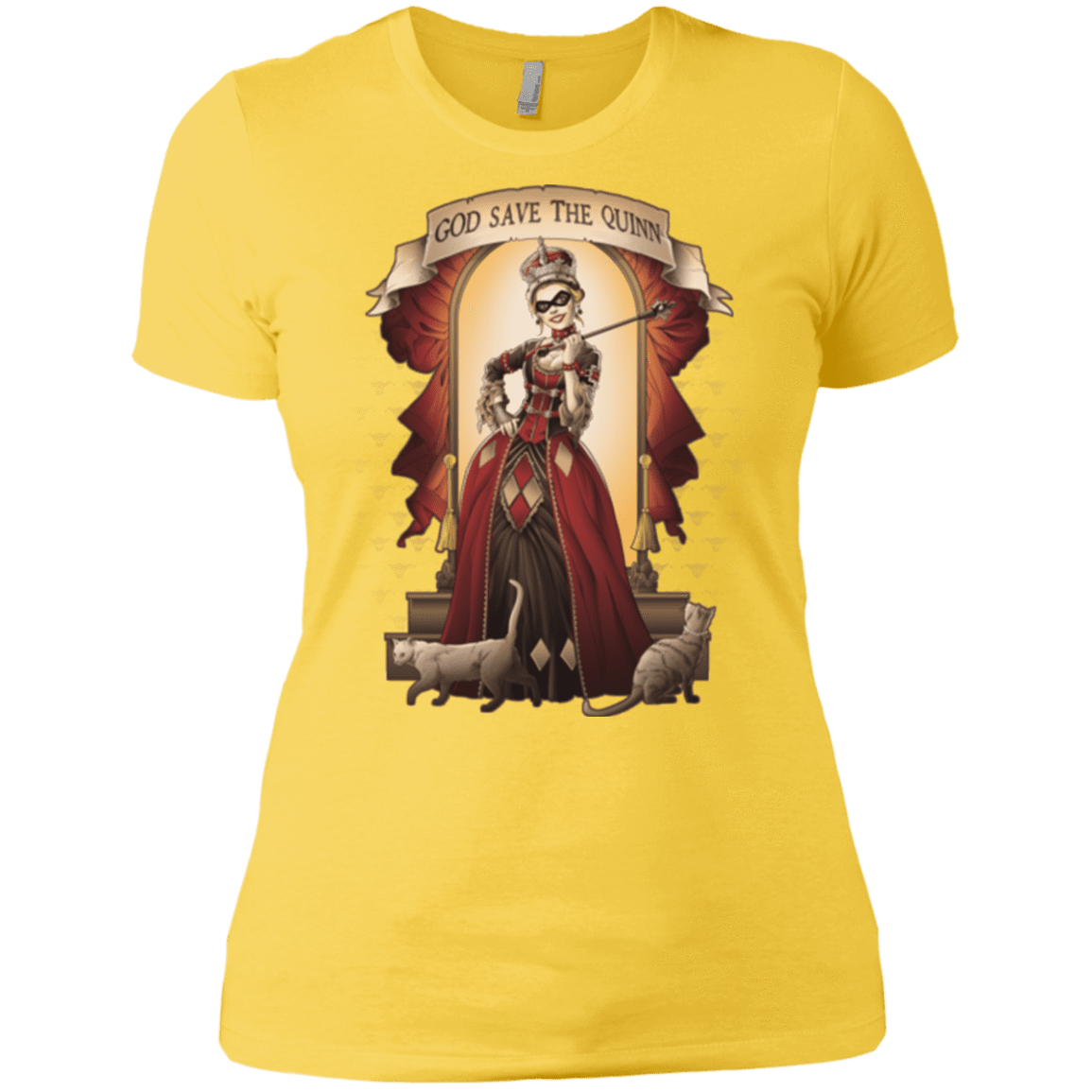 T-Shirts Vibrant Yellow / X-Small God Save The Quinn Women's Premium T-Shirt