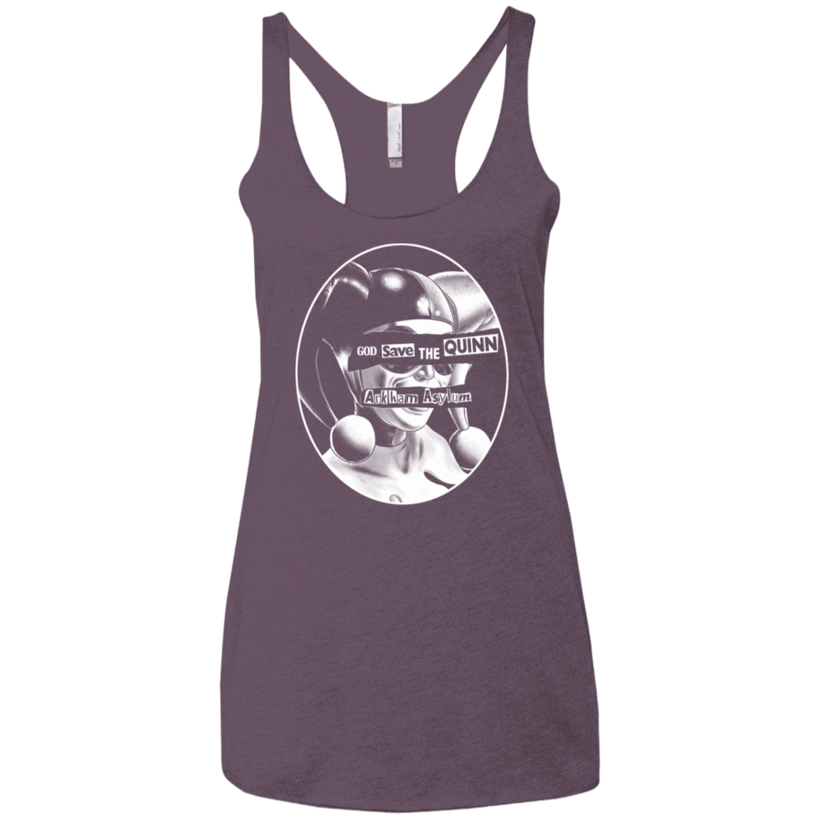 T-Shirts Vintage Purple / X-Small God Save The Quinn Women's Triblend Racerback Tank