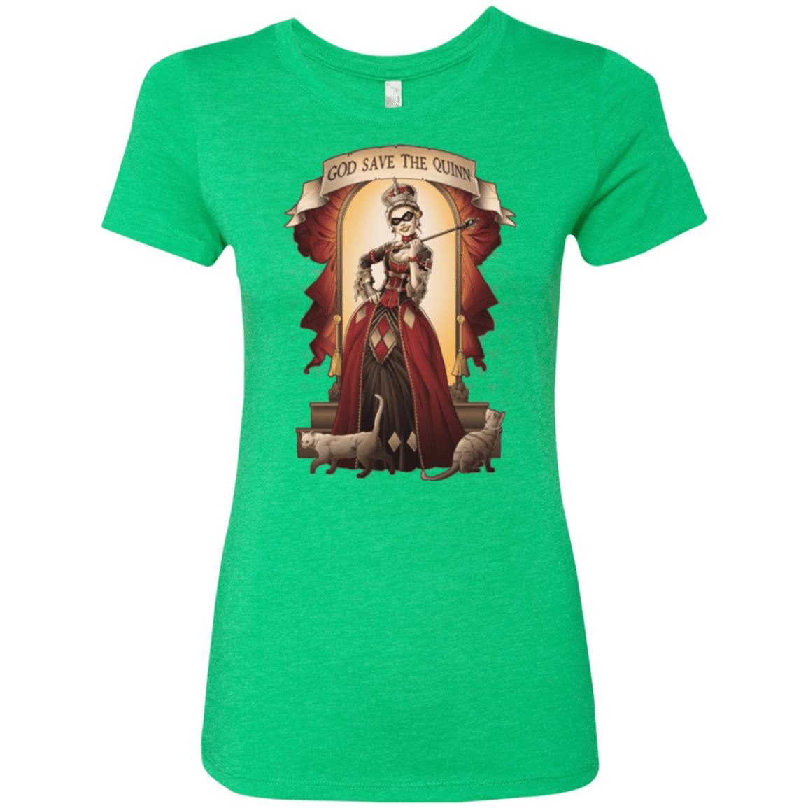 T-Shirts Envy / Small God Save The Quinn Women's Triblend T-Shirt