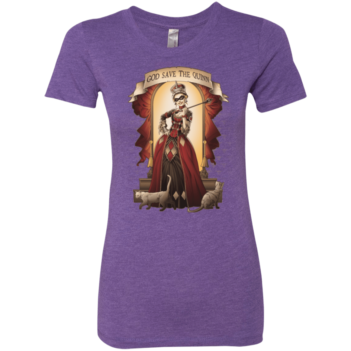 T-Shirts Purple Rush / Small God Save The Quinn Women's Triblend T-Shirt