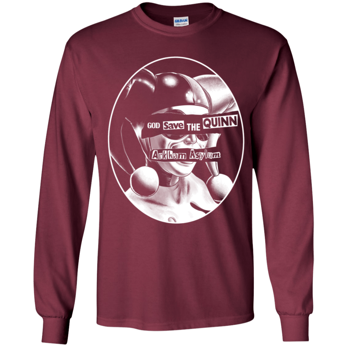 T-Shirts Maroon / YS God Save The Quinn Youth Long Sleeve T-Shirt