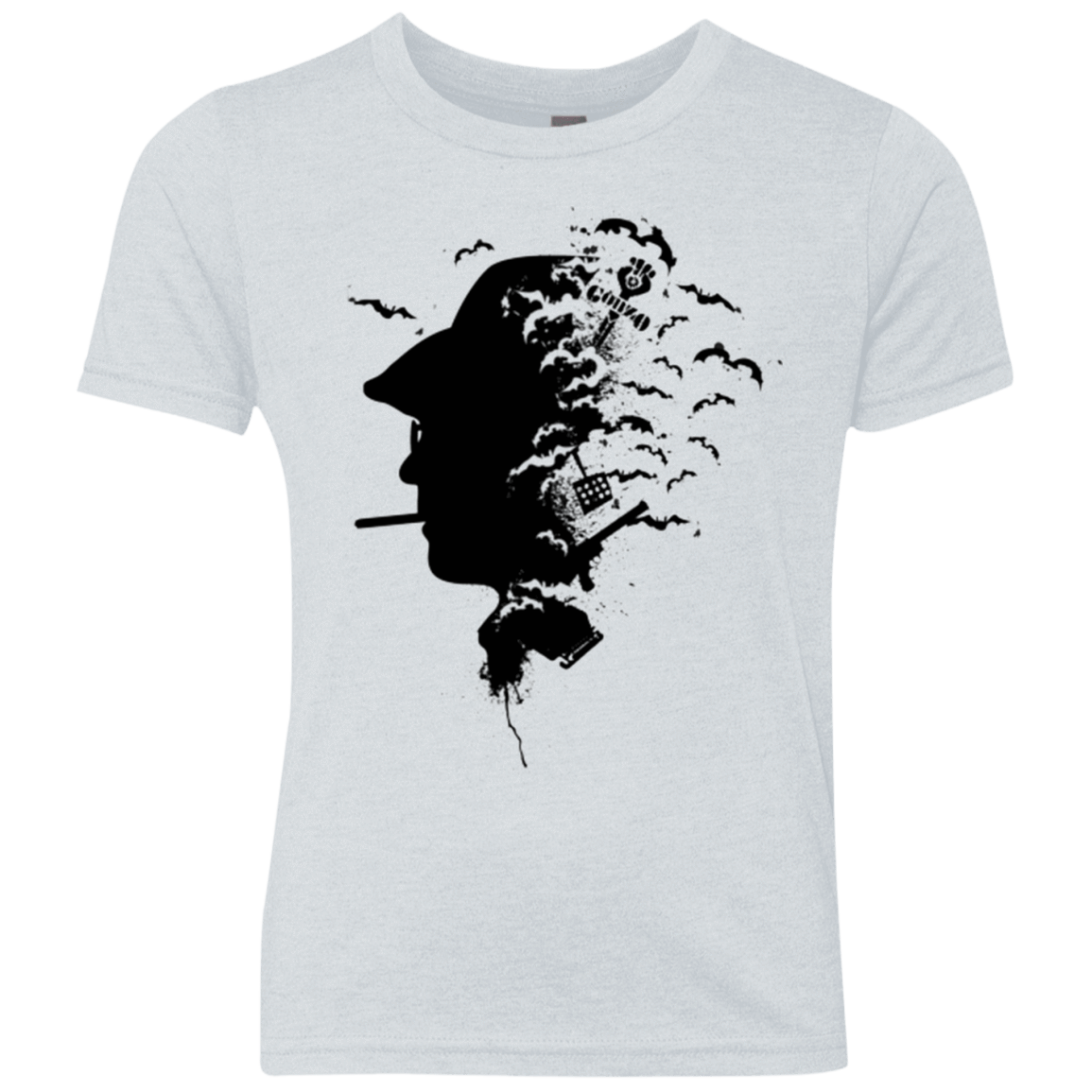 T-Shirts Heather White / YXS Going Gonzo Youth Triblend T-Shirt