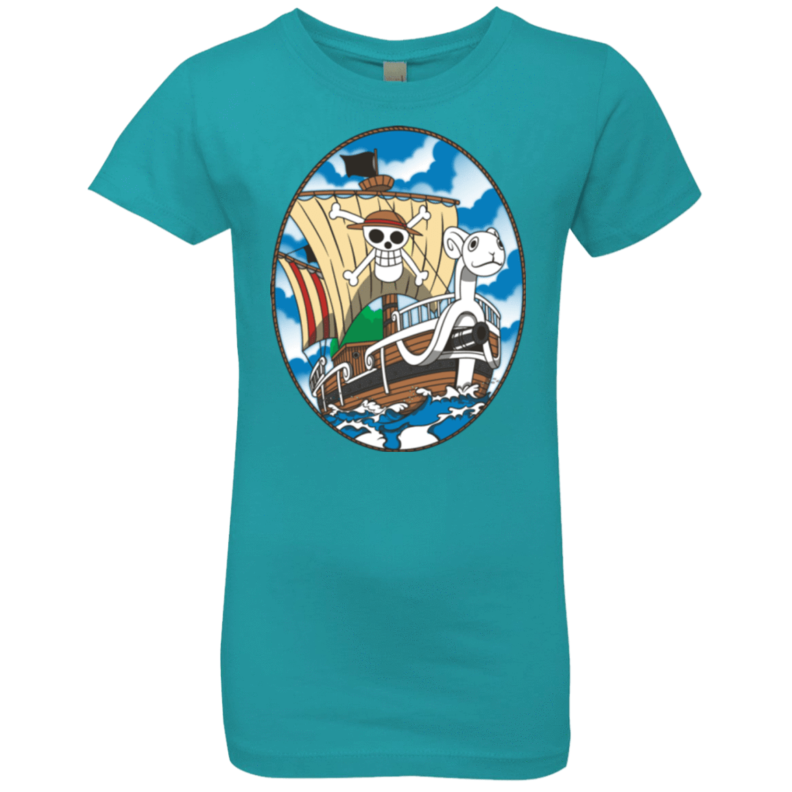 T-Shirts Tahiti Blue / YXS Going Merry Girls Premium T-Shirt