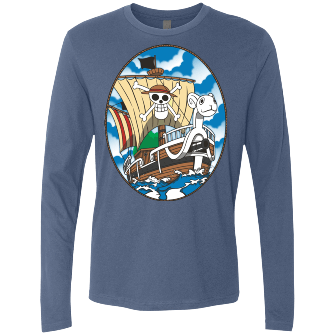 T-Shirts Indigo / Small Going Merry Men's Premium Long Sleeve