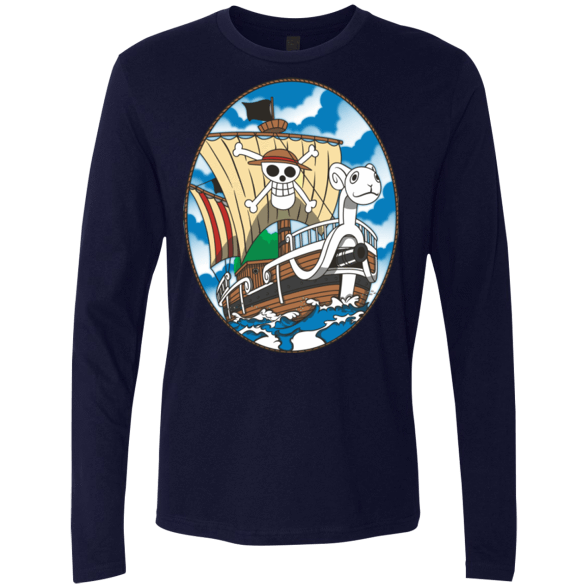 T-Shirts Midnight Navy / Small Going Merry Men's Premium Long Sleeve