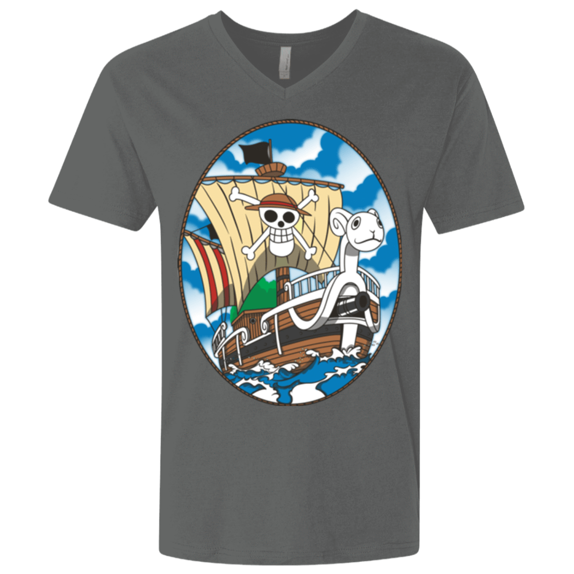 T-Shirts Heavy Metal / X-Small Going Merry Men's Premium V-Neck