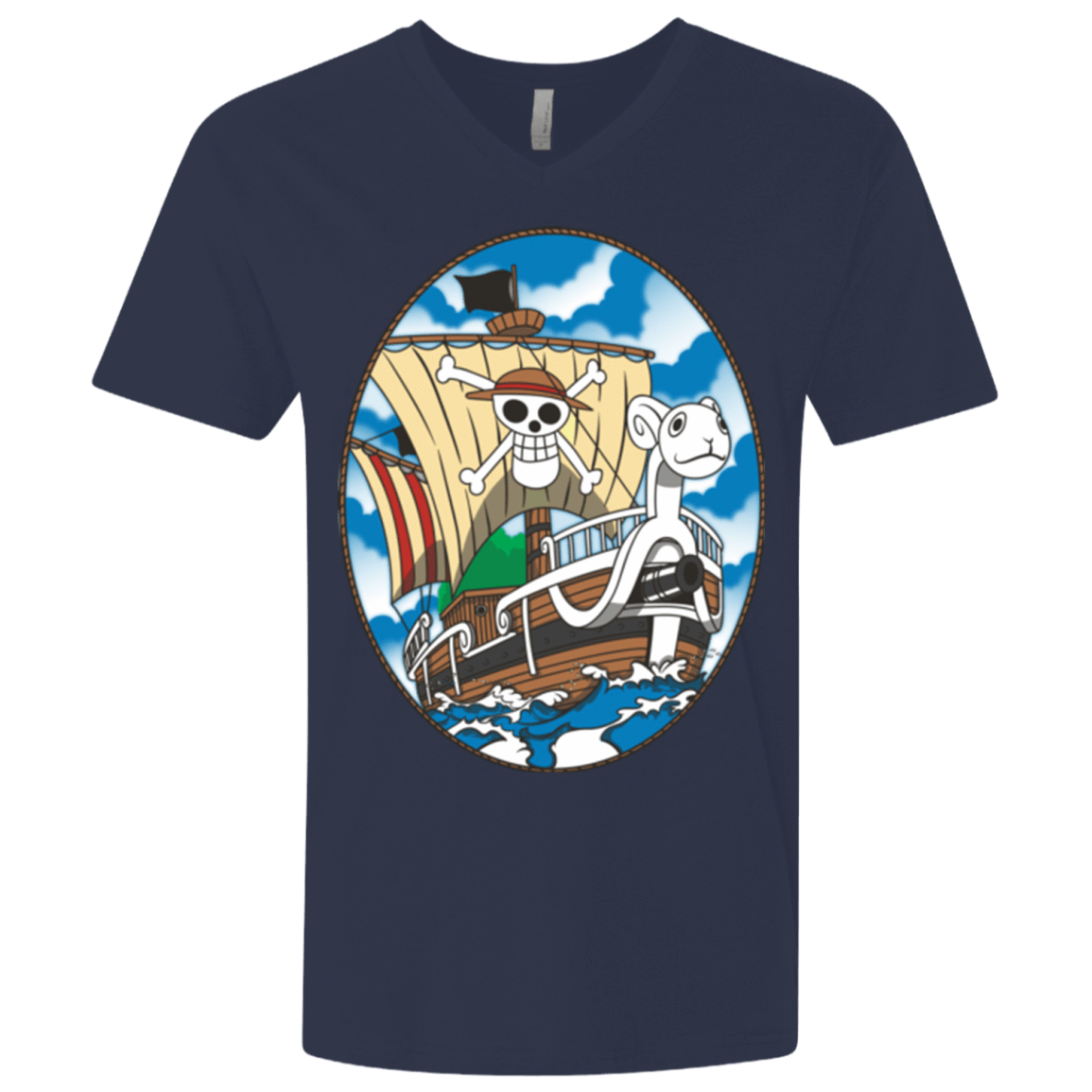 T-Shirts Midnight Navy / X-Small Going Merry Men's Premium V-Neck