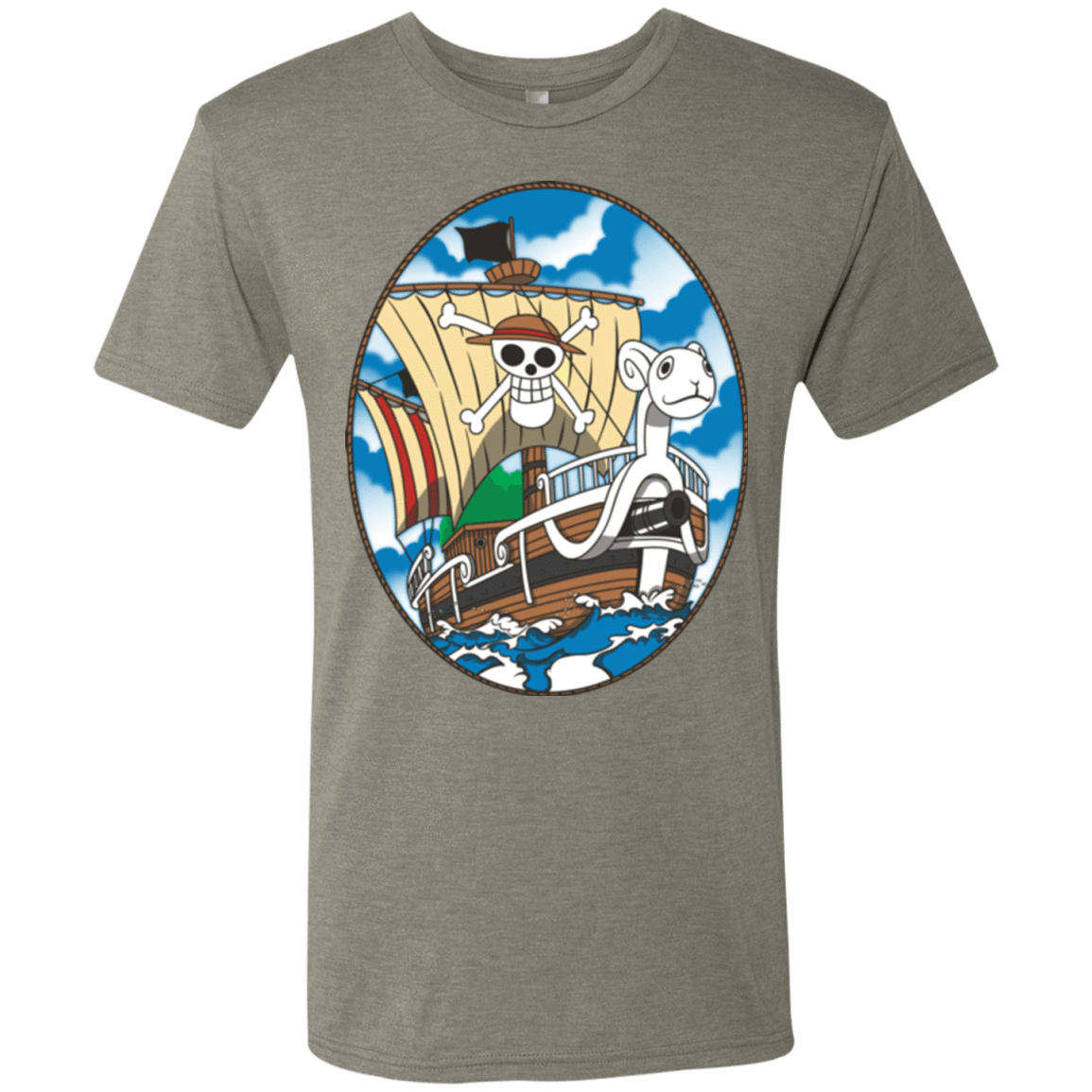 T-Shirts Venetian Grey / Small Going Merry Men's Triblend T-Shirt