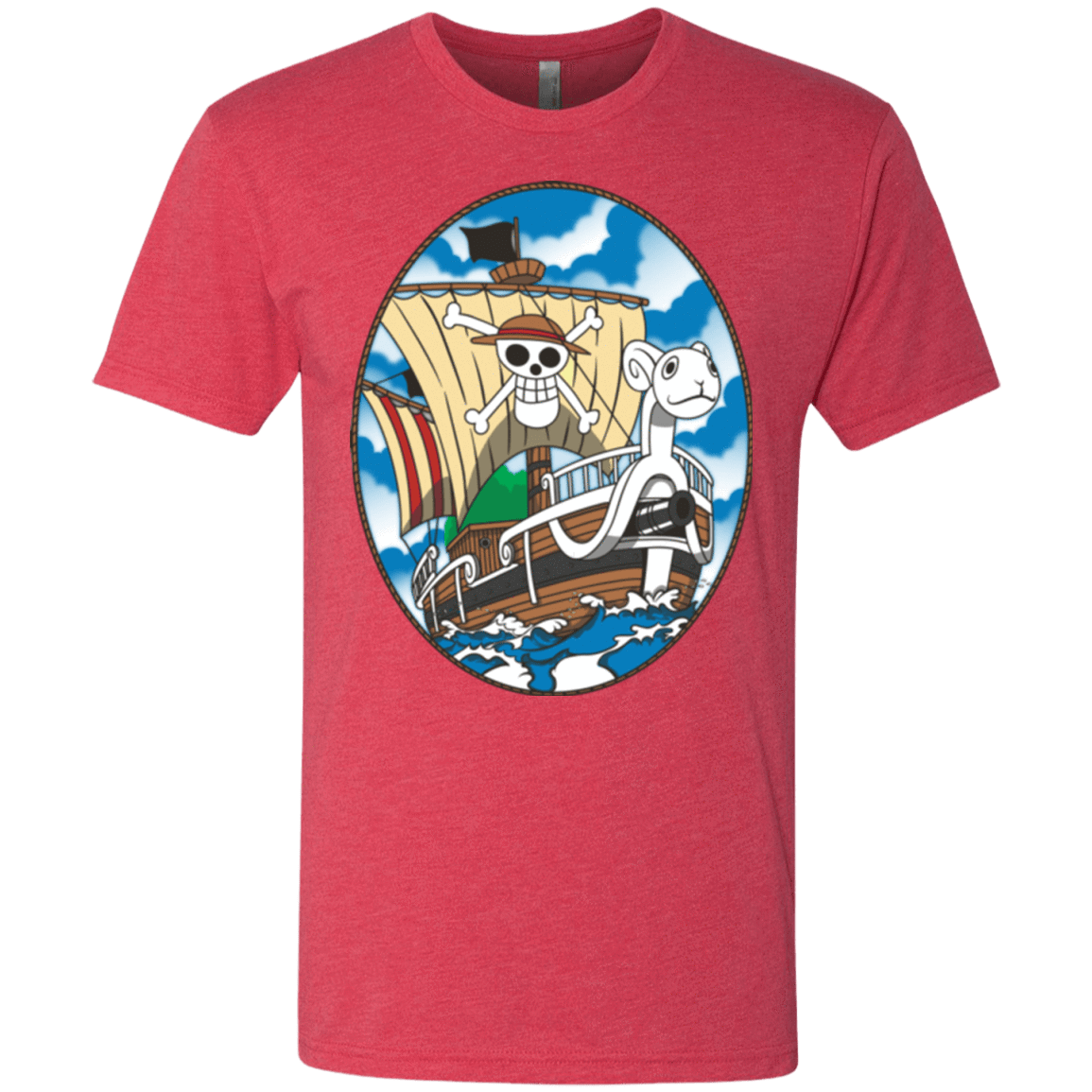 T-Shirts Vintage Red / Small Going Merry Men's Triblend T-Shirt