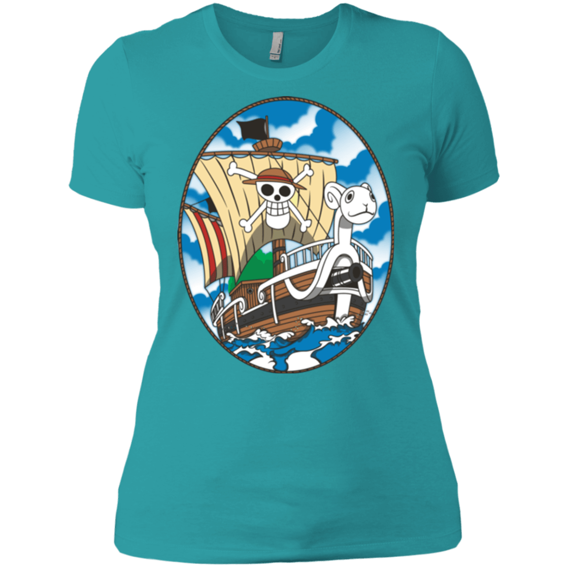 T-Shirts Tahiti Blue / X-Small Going Merry Women's Premium T-Shirt