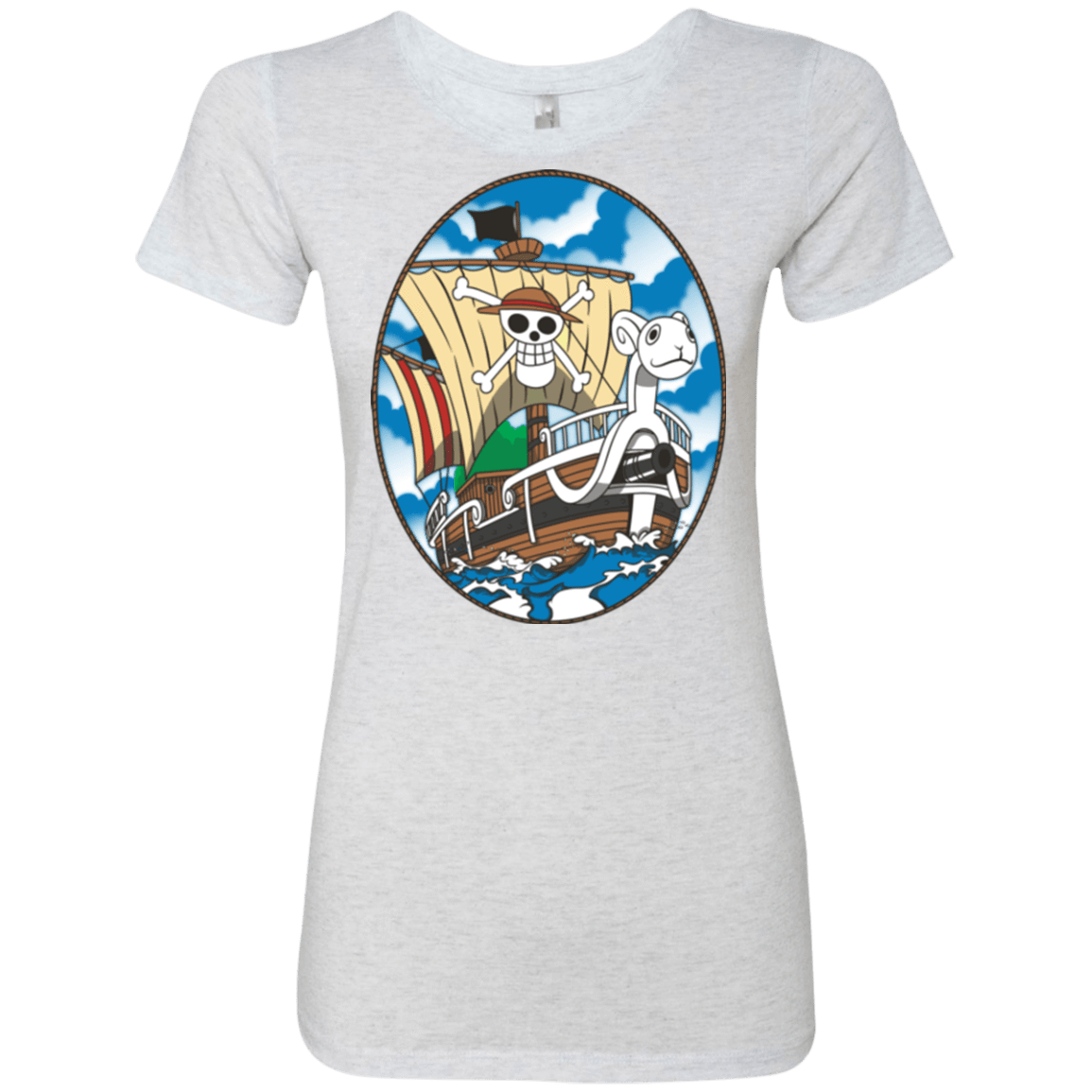 T-Shirts Heather White / Small Going Merry Women's Triblend T-Shirt