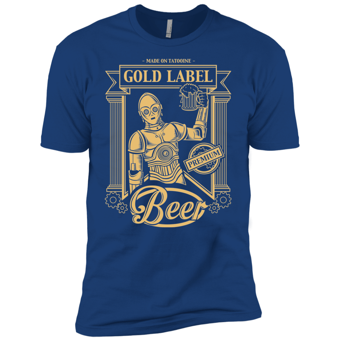 T-Shirts Royal / YXS Gold Label Beer Boys Premium T-Shirt