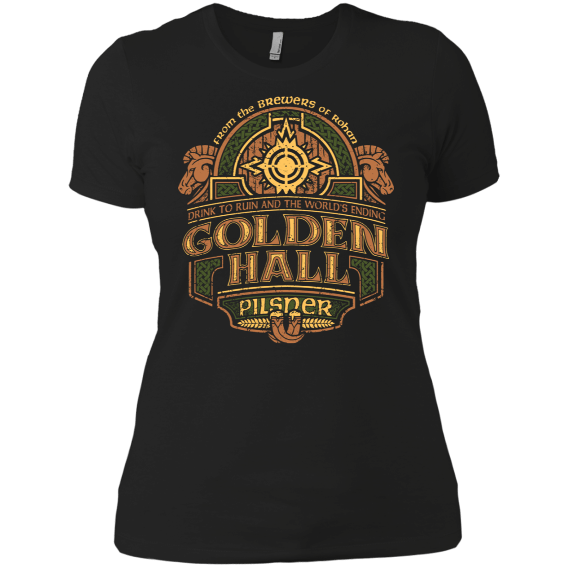 T-Shirts Black / X-Small Golden Hall Pilsner Women's Premium T-Shirt