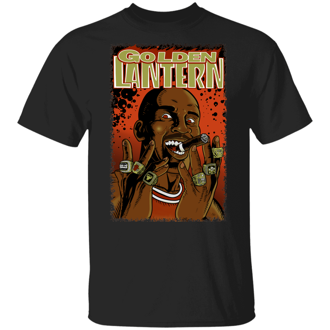 T-Shirts Black / YXS Golden Lantern Youth T-Shirt