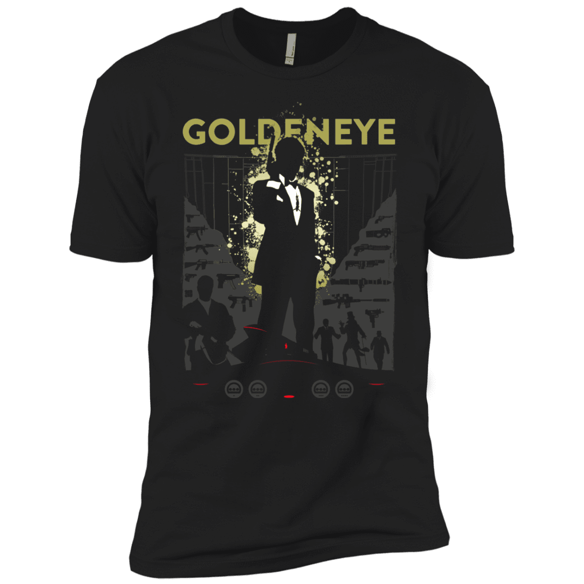 T-Shirts Black / YXS Goldeneye Boys Premium T-Shirt