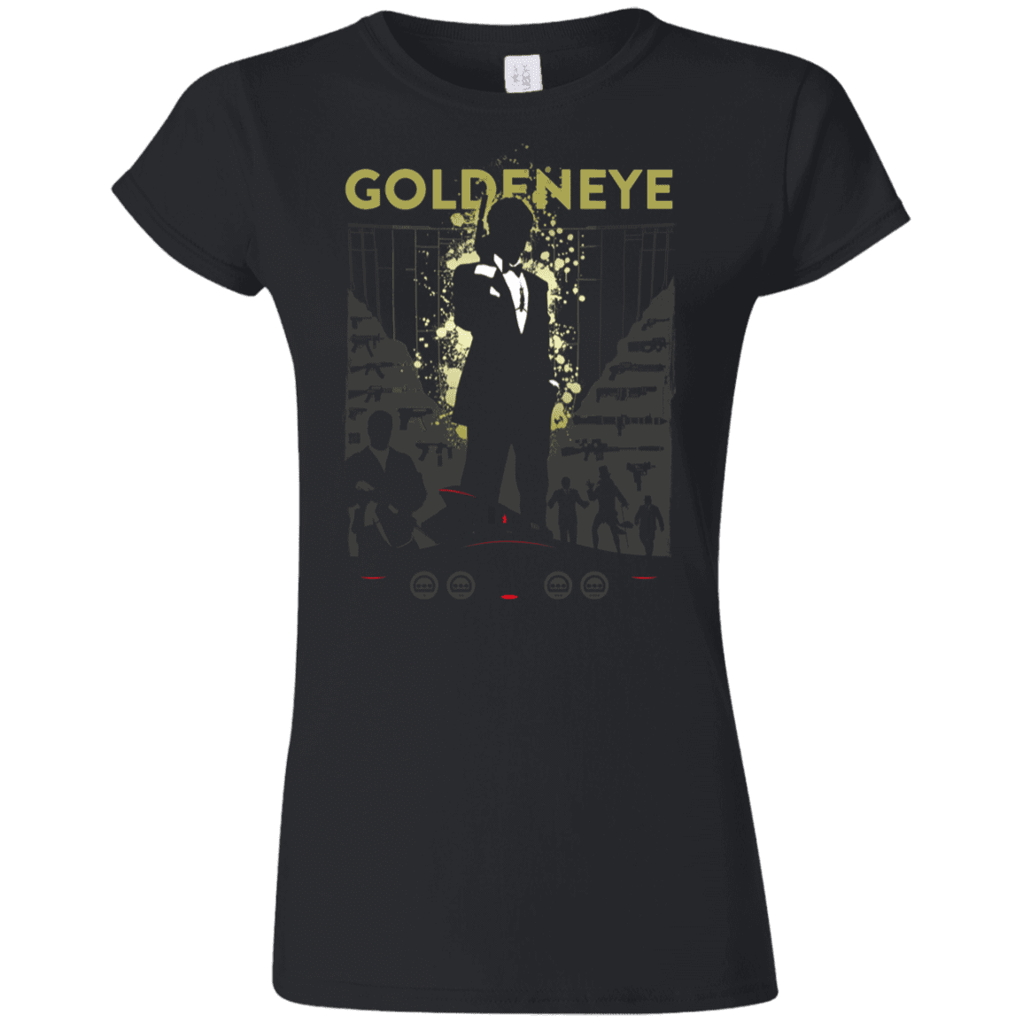 T-Shirts Black / S Goldeneye Junior Slimmer-Fit T-Shirt