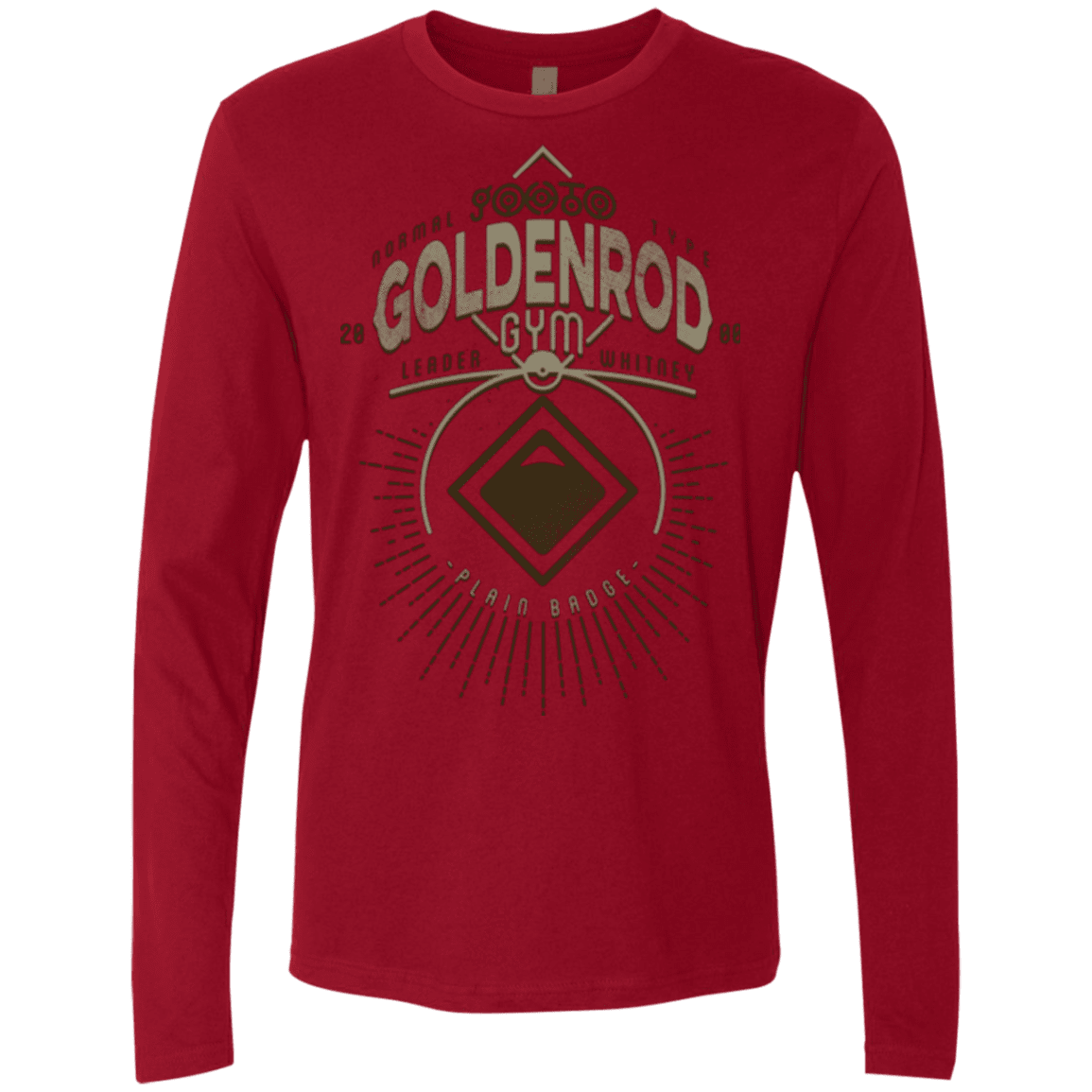 T-Shirts Cardinal / Small Goldenrod Gym Men's Premium Long Sleeve