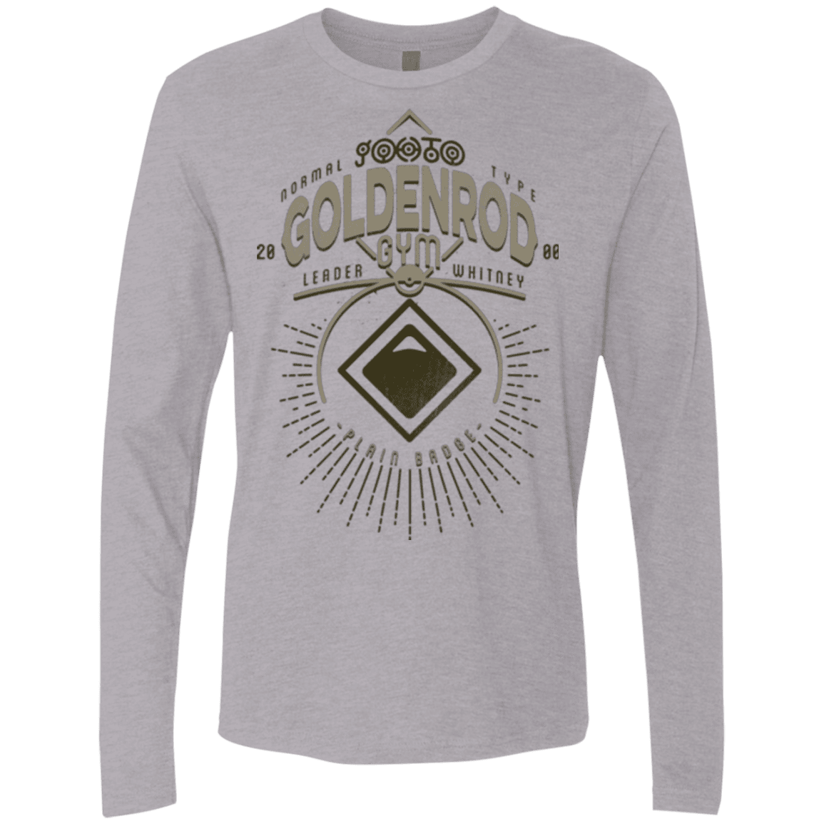 T-Shirts Heather Grey / Small Goldenrod Gym Men's Premium Long Sleeve