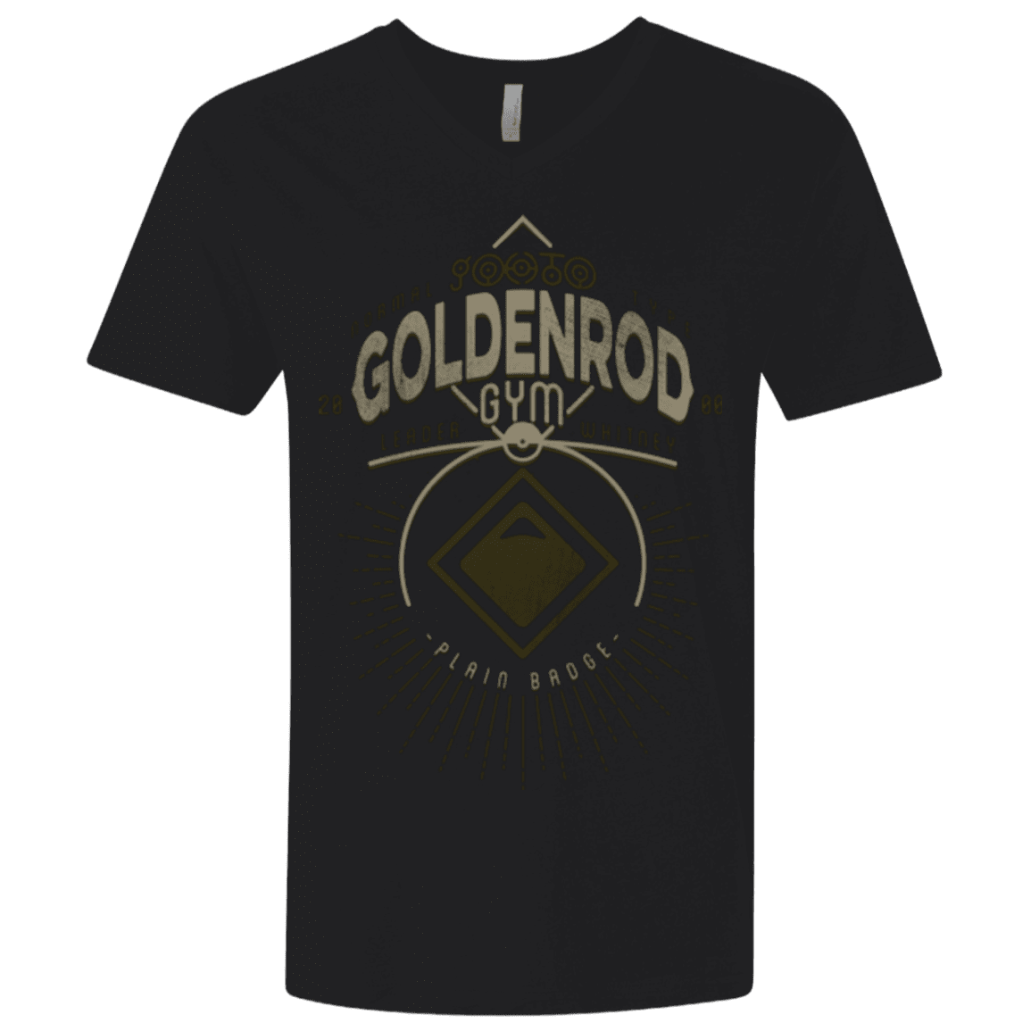 T-Shirts Black / X-Small Goldenrod Gym Men's Premium V-Neck