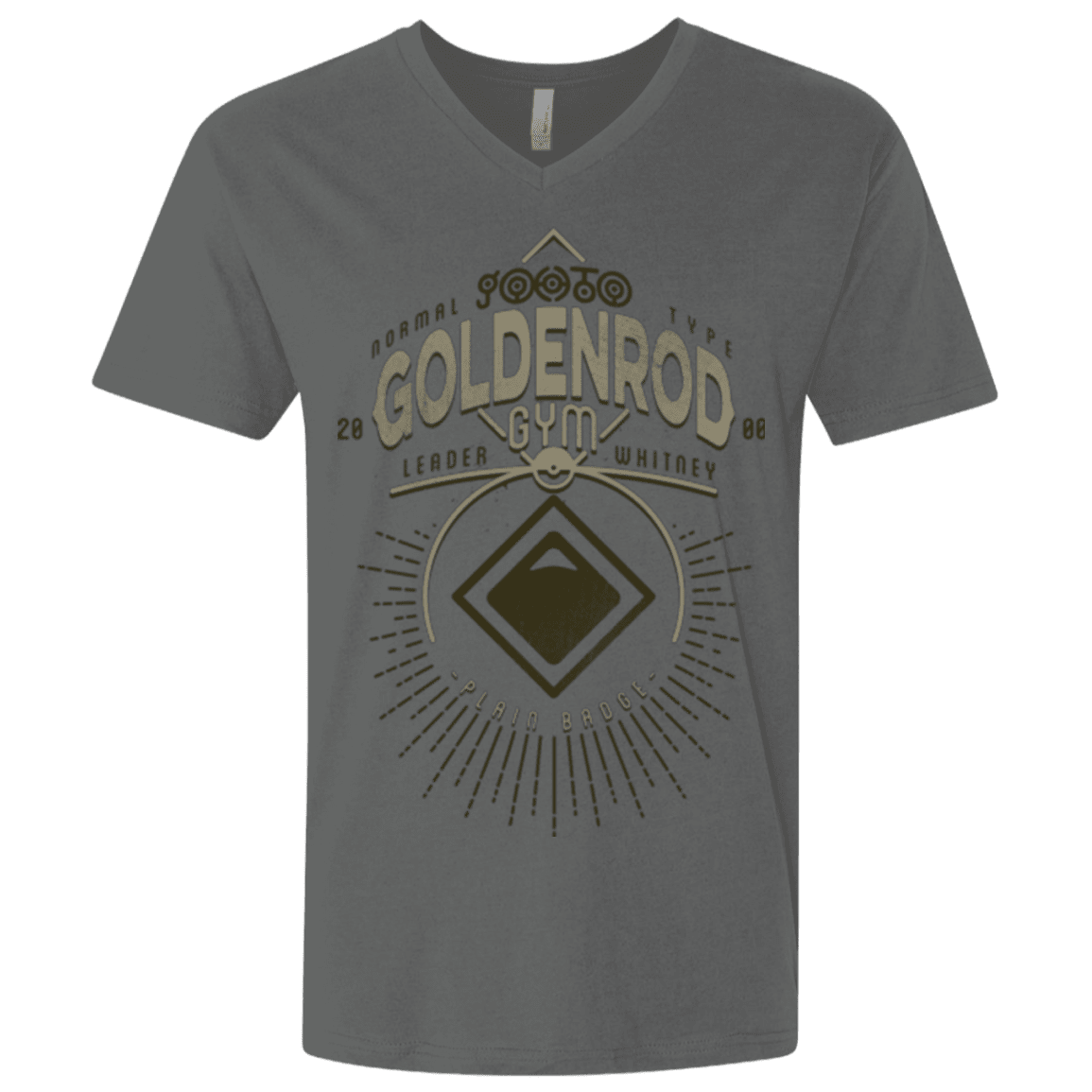 T-Shirts Heavy Metal / X-Small Goldenrod Gym Men's Premium V-Neck