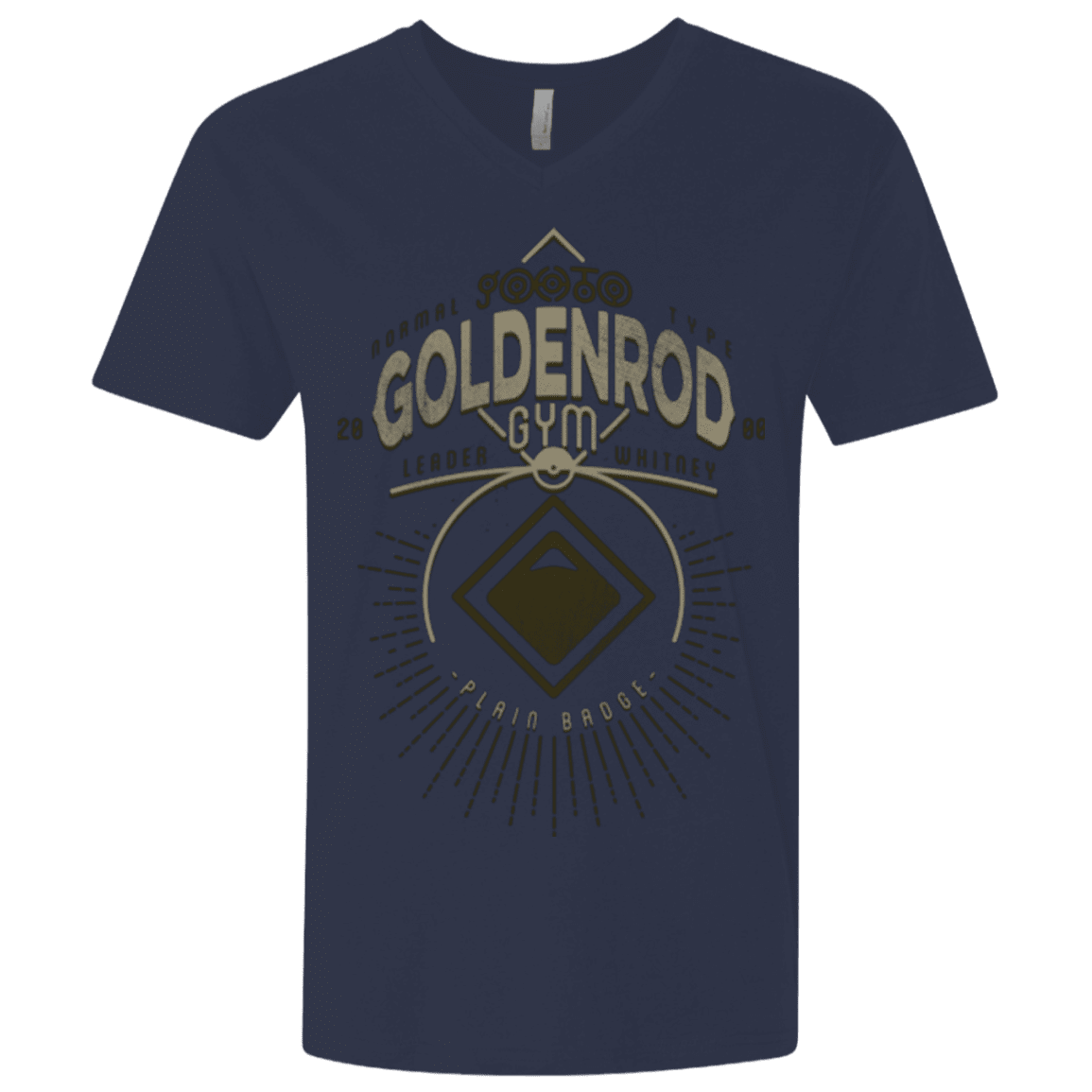 T-Shirts Midnight Navy / X-Small Goldenrod Gym Men's Premium V-Neck