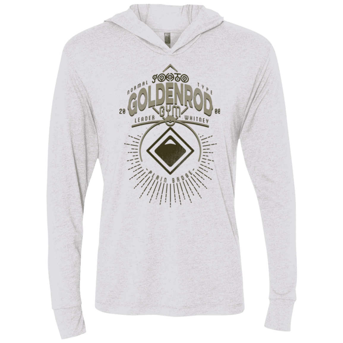 T-Shirts Heather White / X-Small Goldenrod Gym Triblend Long Sleeve Hoodie Tee