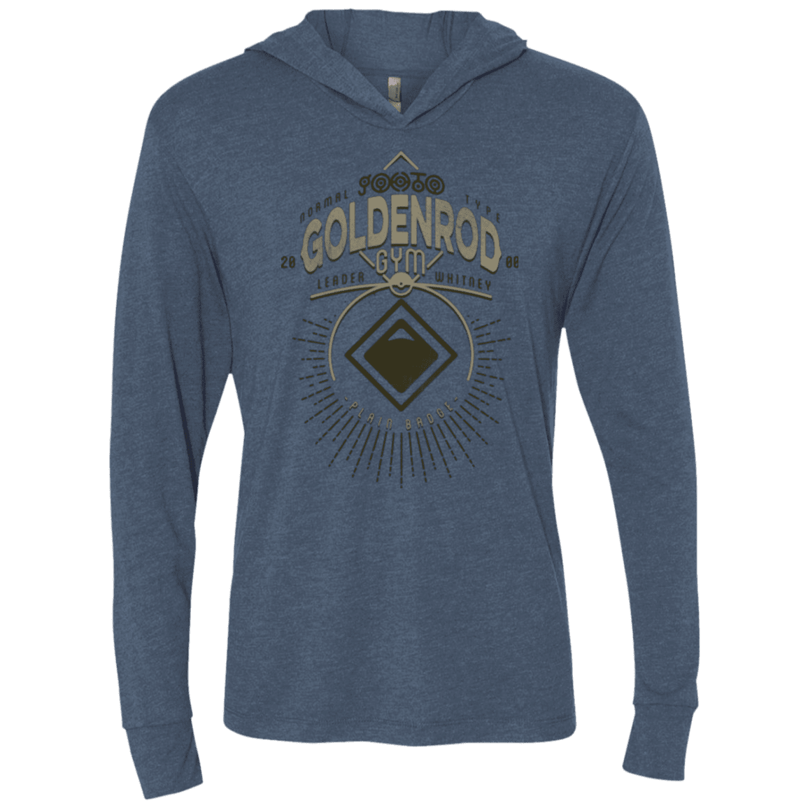 T-Shirts Indigo / X-Small Goldenrod Gym Triblend Long Sleeve Hoodie Tee