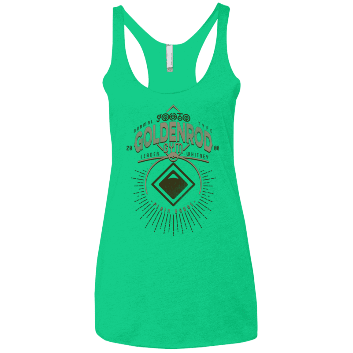 T-Shirts Envy / X-Small Goldenrod Gym Women's Triblend Racerback Tank