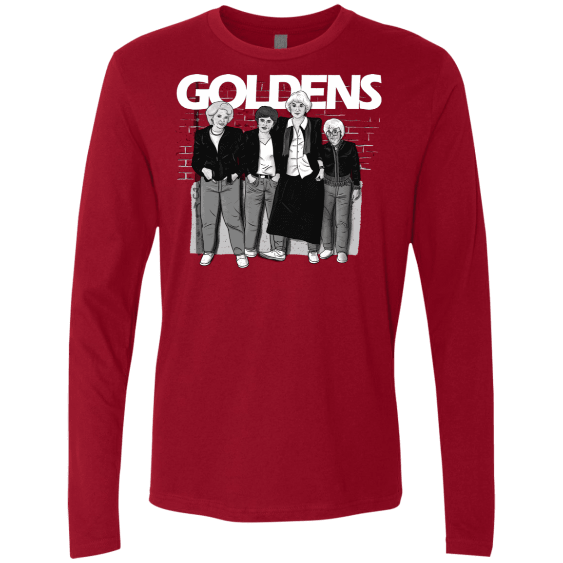 T-Shirts Cardinal / S Goldens Men's Premium Long Sleeve