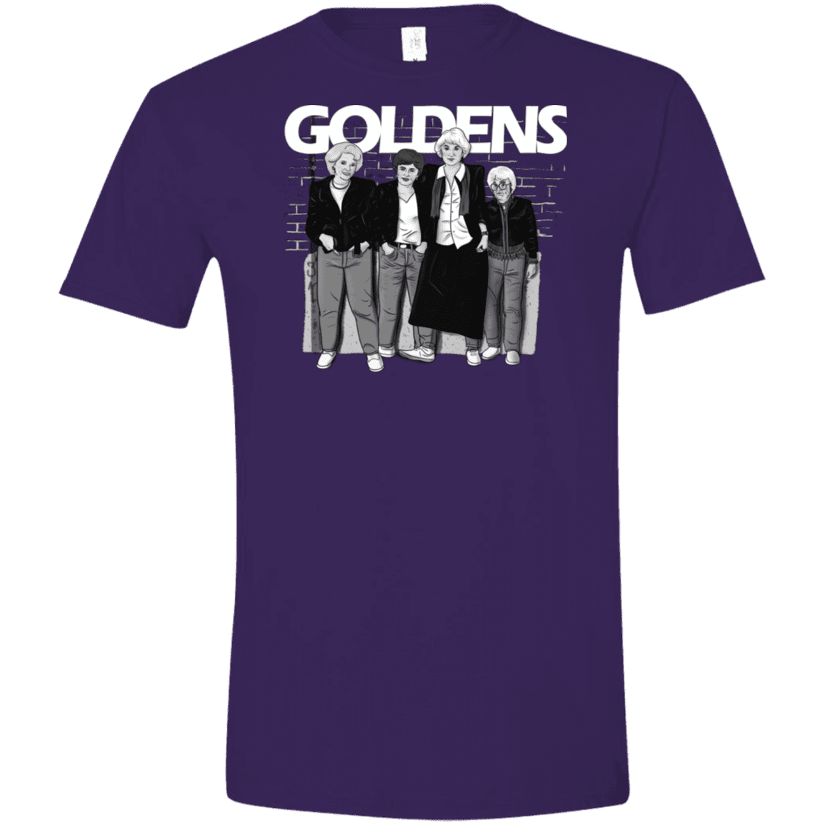 T-Shirts Purple / S Goldens Men's Semi-Fitted Softstyle