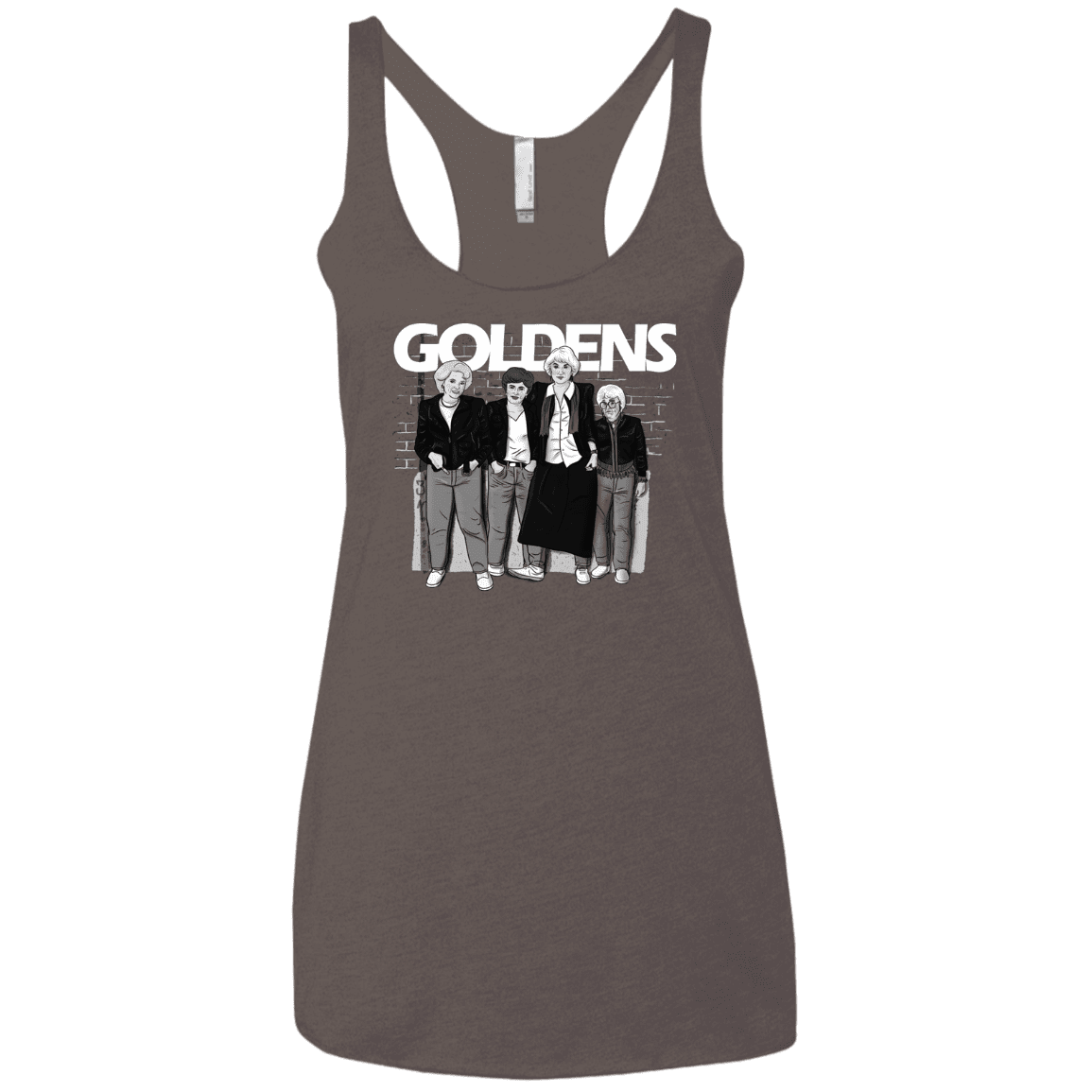 T-Shirts Macchiato / X-Small Goldens Women's Triblend Racerback Tank