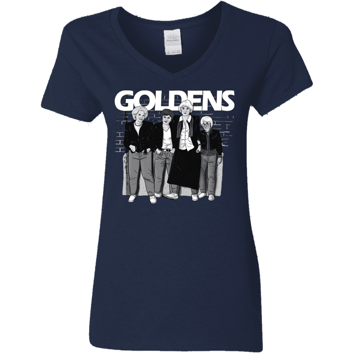 T-Shirts Navy / S Goldens Women's V-Neck T-Shirt