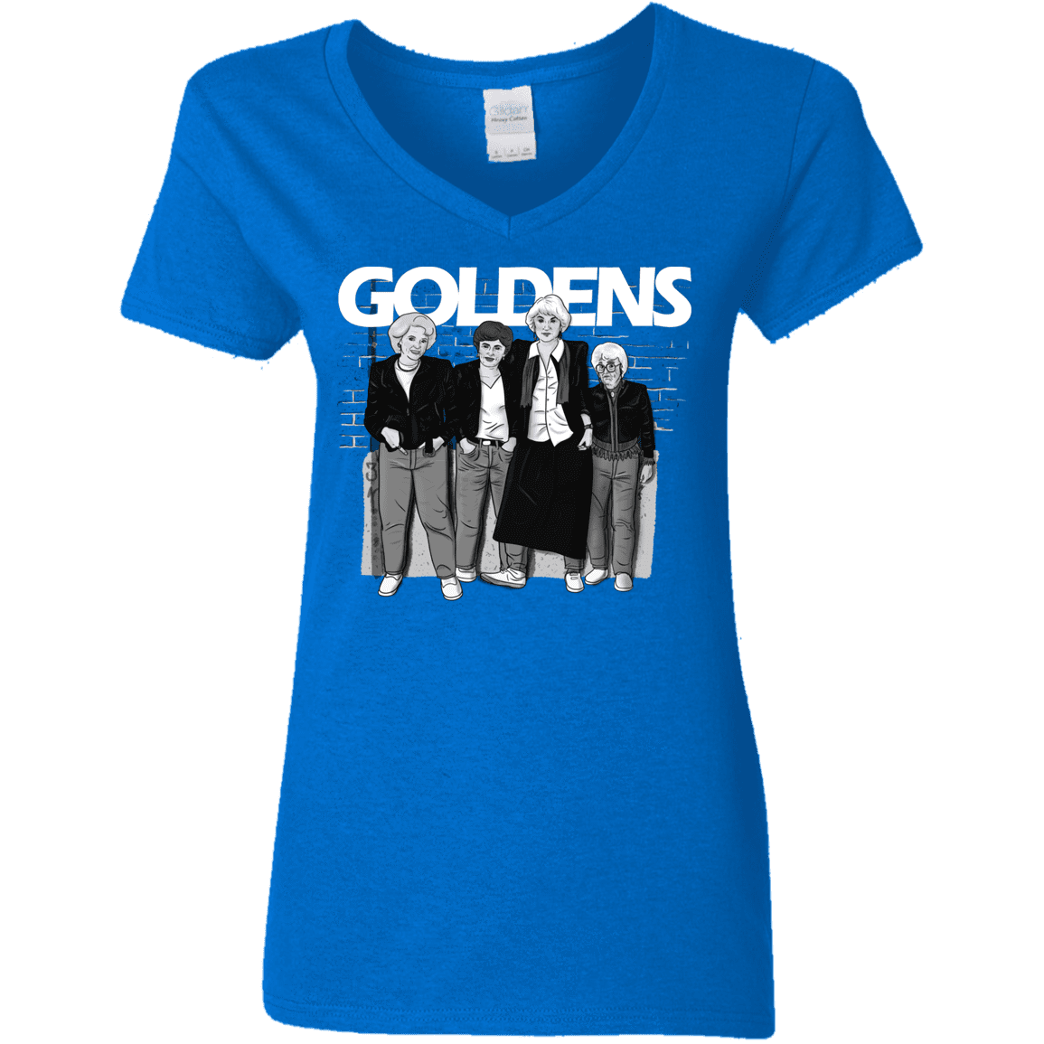 T-Shirts Royal / S Goldens Women's V-Neck T-Shirt