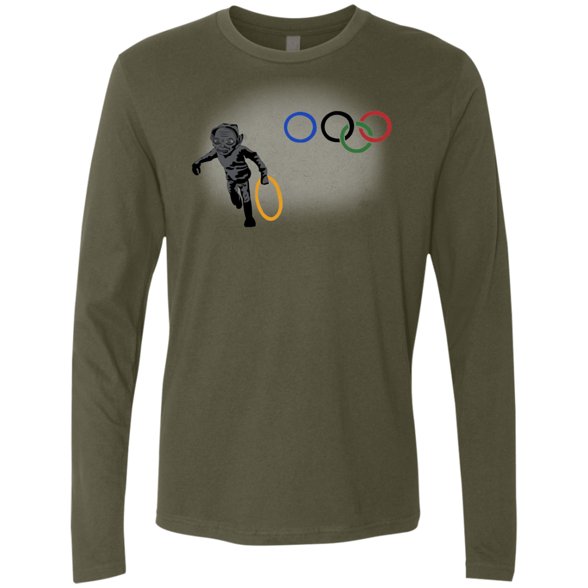 T-Shirts Military Green / S Gollympics Men's Premium Long Sleeve