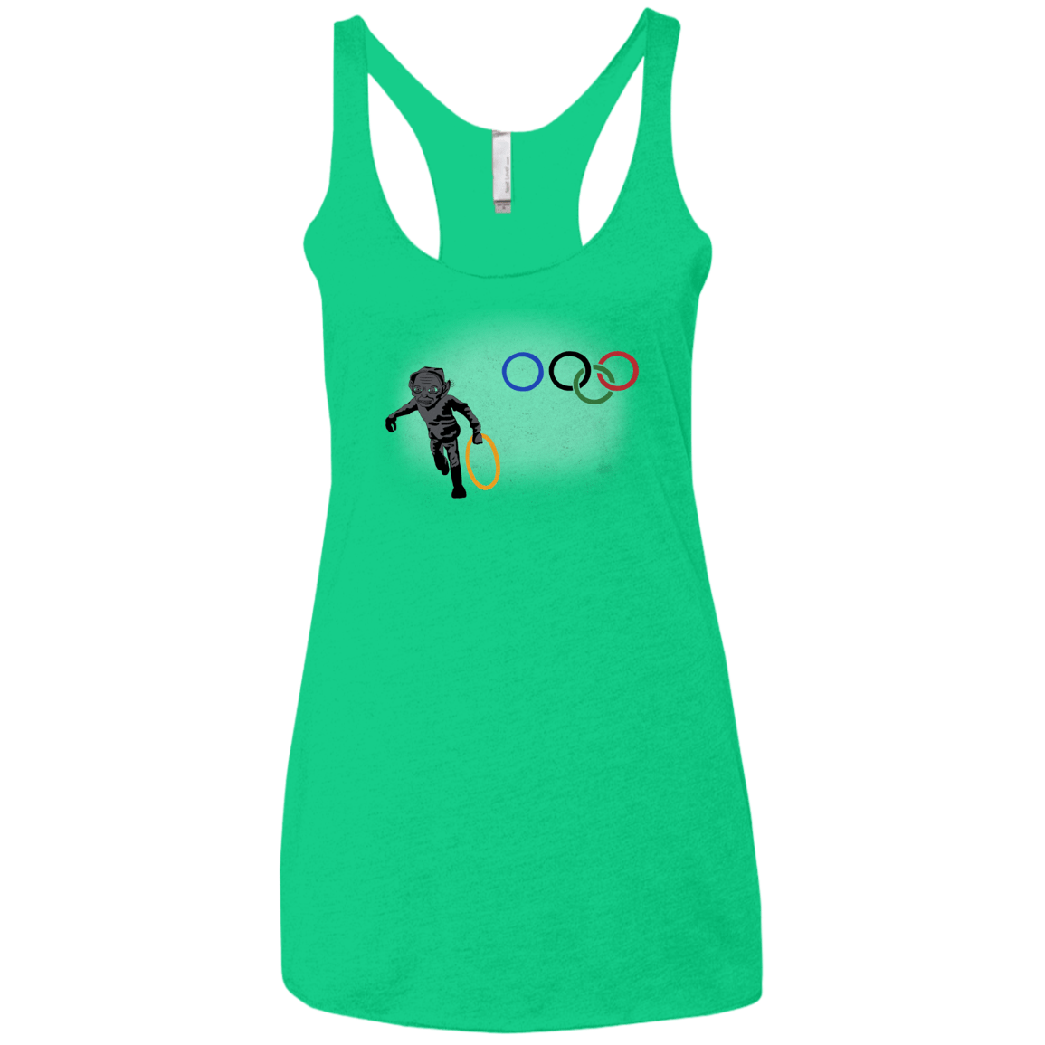 T-Shirts Envy / X-Small Gollympics Women's Triblend Racerback Tank