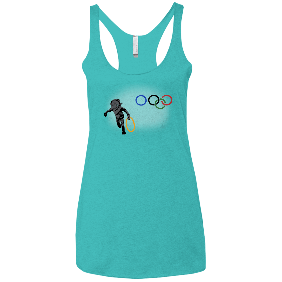T-Shirts Tahiti Blue / X-Small Gollympics Women's Triblend Racerback Tank