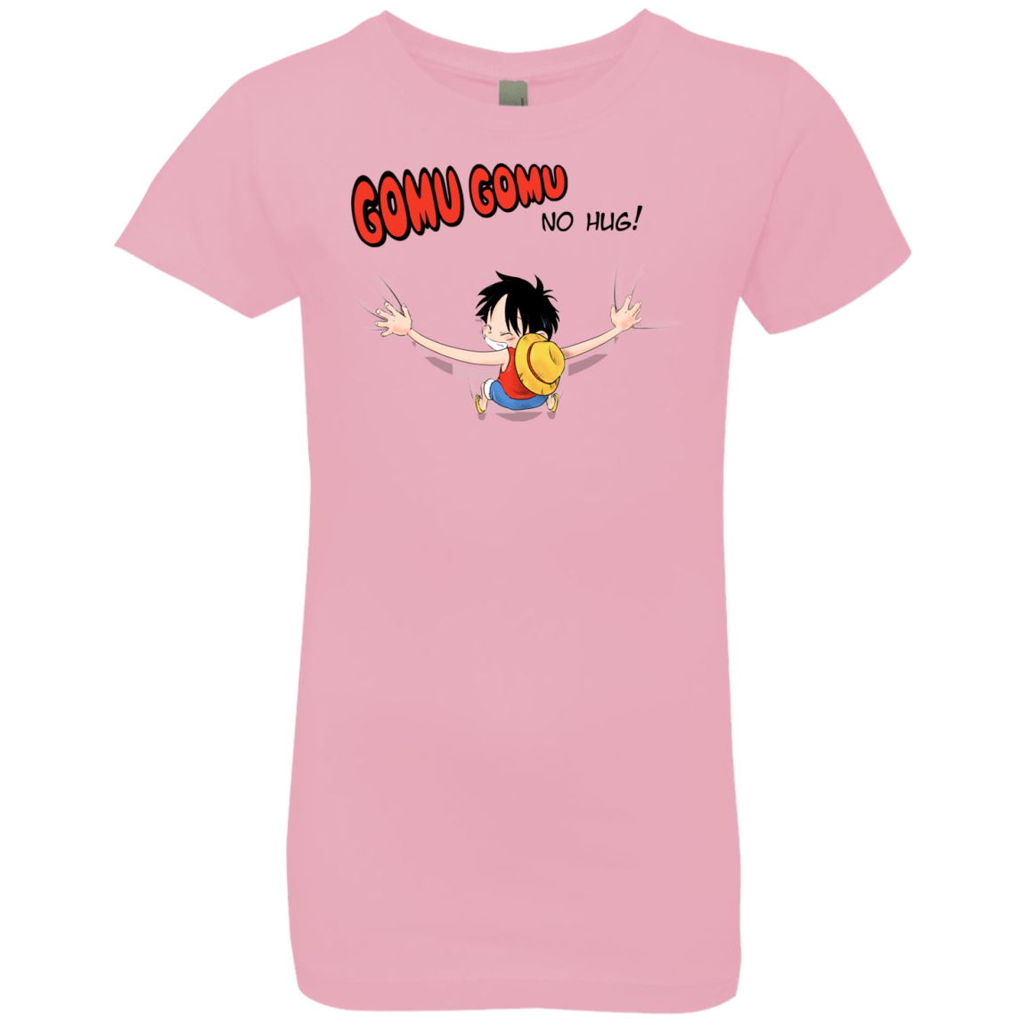 T-Shirts Light Pink / YXS Gomu Gomu no Hug Girls Premium T-Shirt