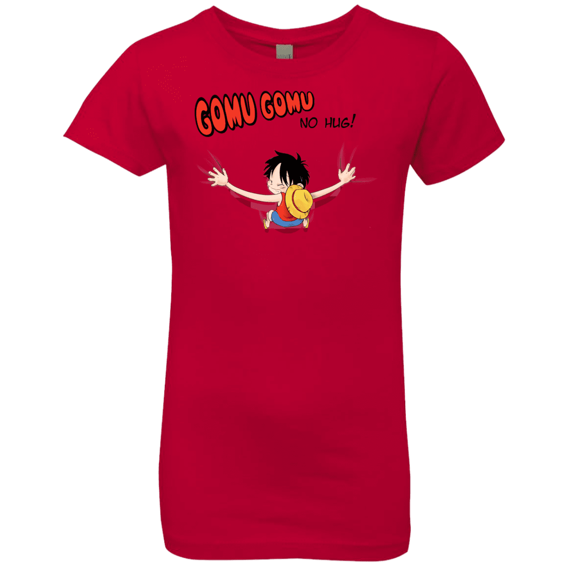 T-Shirts Red / YXS Gomu Gomu no Hug Girls Premium T-Shirt