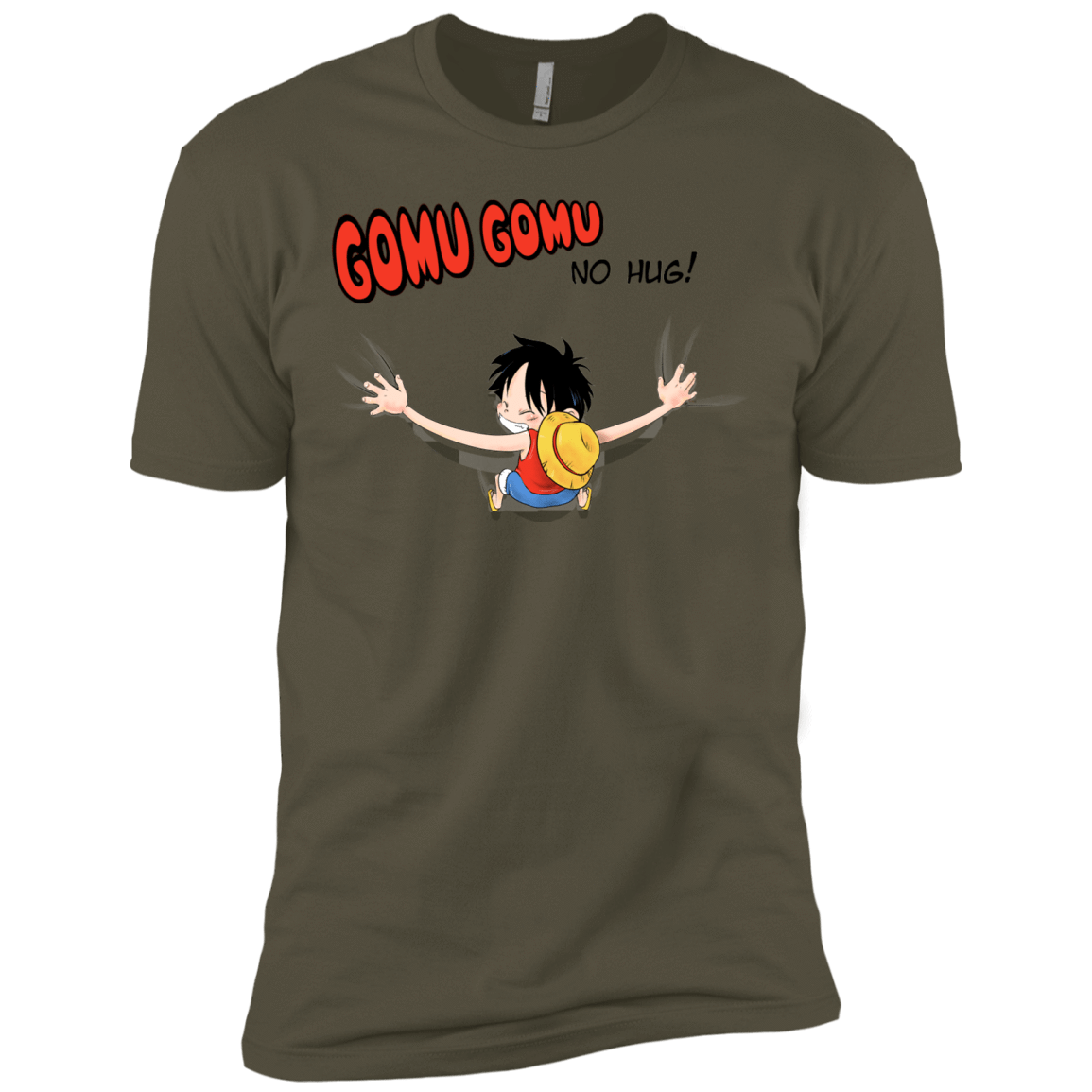 T-Shirts Military Green / X-Small Gomu Gomu no Hug Men's Premium T-Shirt