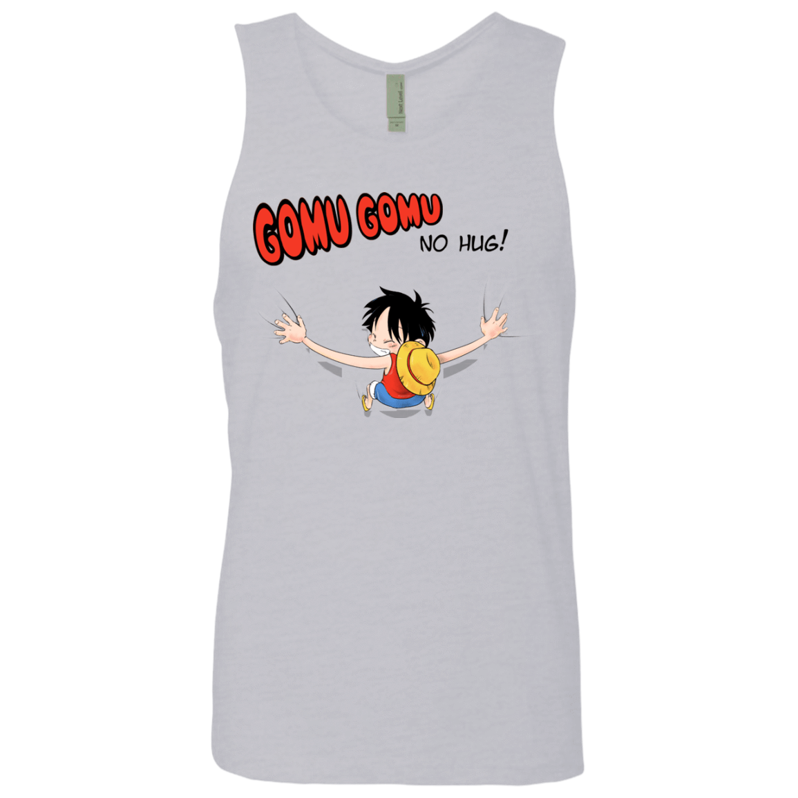 T-Shirts Heather Grey / Small Gomu Gomu no Hug Men's Premium Tank Top